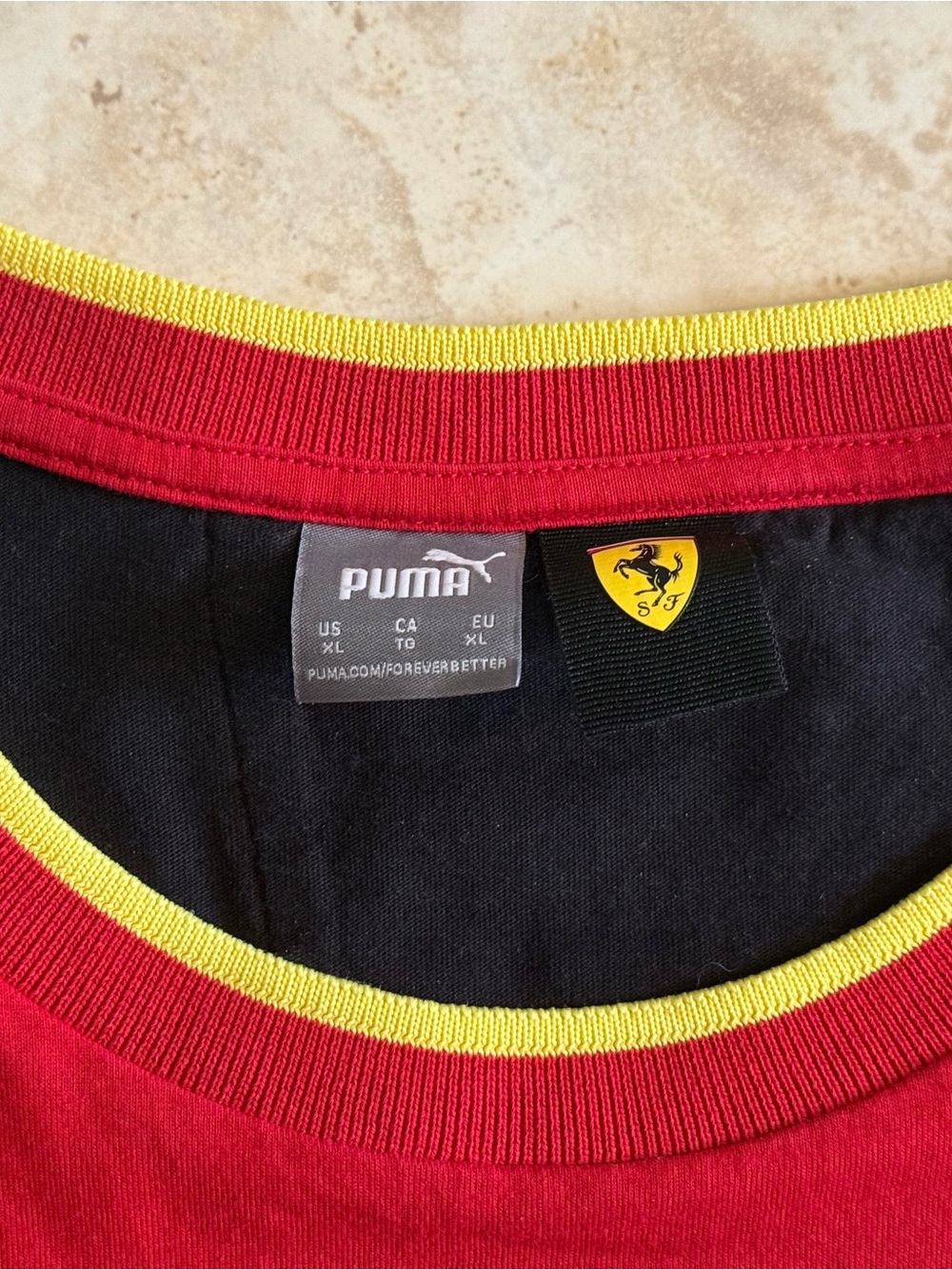Puma Scuderia Ferrari Monza Special Edition T-Shirt XL F1 2023 - Picture 2 of 6
